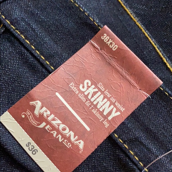 Arizona jeans size 36x30 new with tag dark wash - Picture 4 of 5